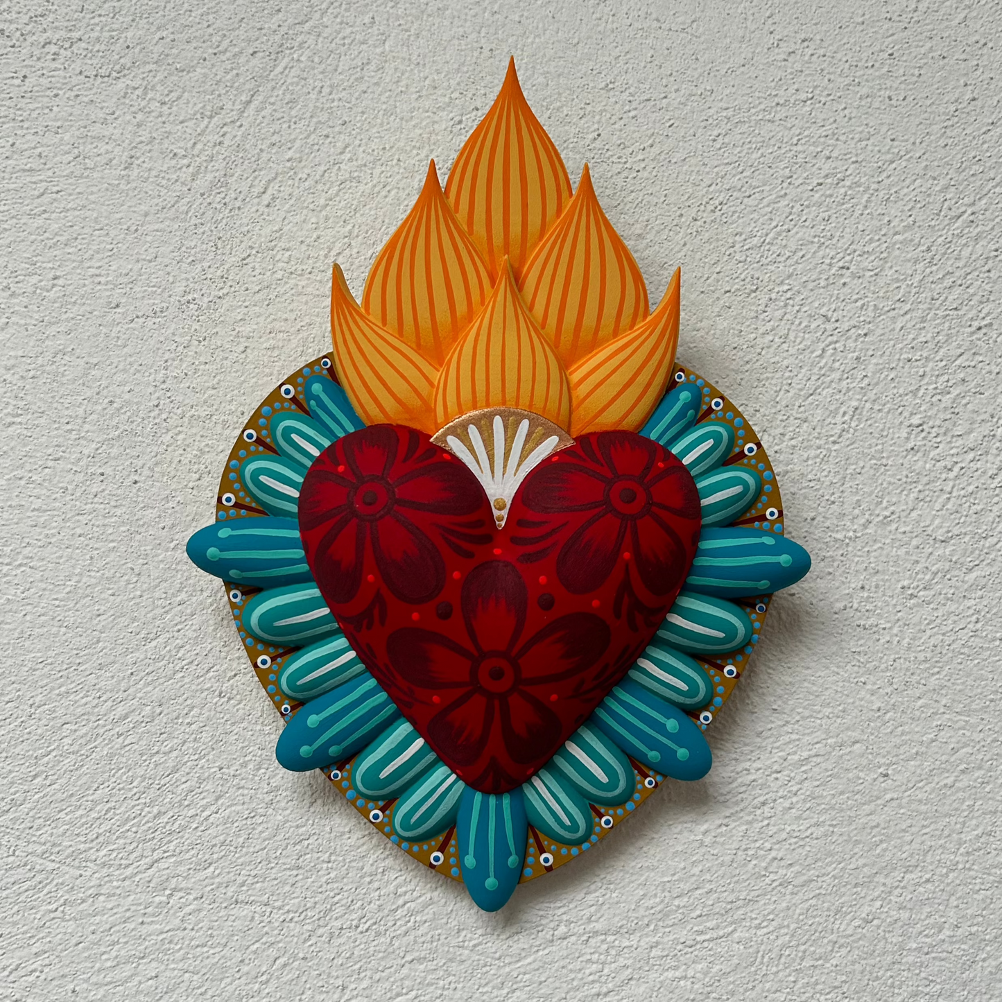 Corazón Milagrito Fuego