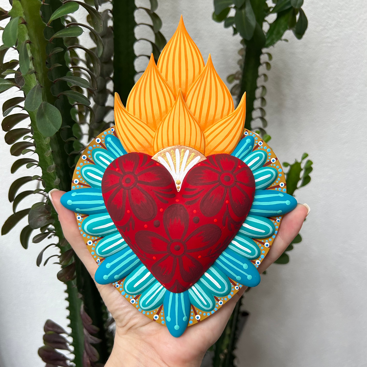 Corazón Milagrito Fuego